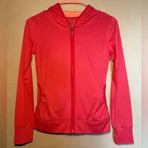 Girl’s Champion Coral Zip-Up Hoodie Size L 10-12